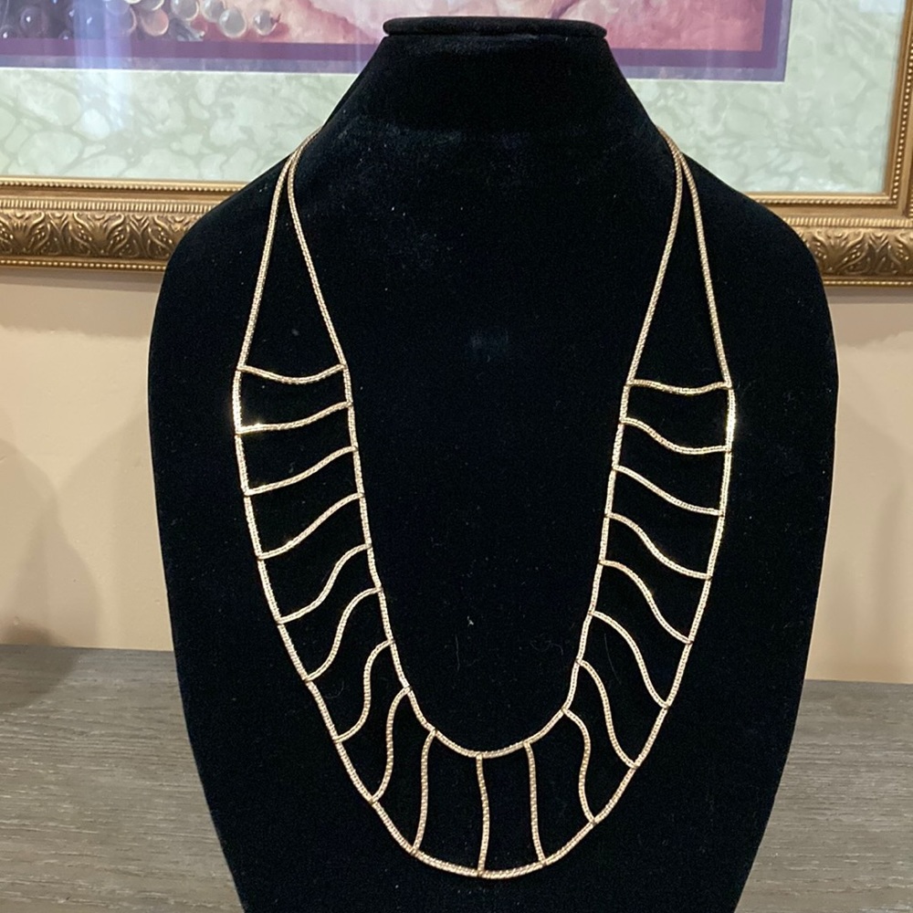 Gold Chico’s long necklace